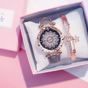 Nouvel ensemble de montres de luxe 2026 pour femmes, avec bracelet en cristal, vente en gros - Product Image 3