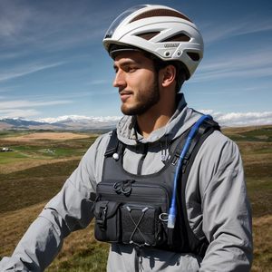 Échantillon gratuit Sac de poitrine tactique Porte-radios Holster Gilet utilitaire Sac de poitrine pour hommes et femmes - Product Image 4