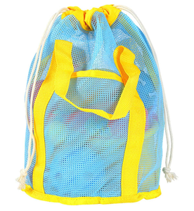 Mesh Beach Bucket Bag Large Capacity Beach <b>Toy</b> <b>Storage</b> Handbag Seashell Collection <b>Storage</b> Bag <b>for</b> Vacation - Product Image 5