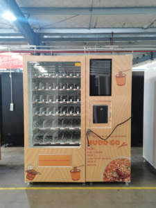 Distributore automatico di spaghetti istantanei che sta vendendo bene nel mercato britannico viene fornito con un gettone di supporto del sistema di cottura ad acqua calda - Product Image 5