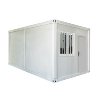 Maison conteneur modulaire préfabriquée détachable, moderne, à assemblage rapide, structure en acier portable, bureau mobile, cabine de garde, boutique