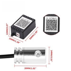 ไฟตกแต่งบรรยากาศในรถยนต์ LED 12V 4W RGB ควบคุมผ่านแอพฯ แสงเย็น สำหรับตกแต่งภายในรถยนต์ - Product Image 5