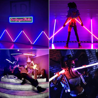 Tube lumineux T8 RGB rechargeable 3000 mAh, idéal pour les salles de danse - Nouveauté promotionnelle