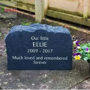 Недорогие гранитные надгробия и памятники на заказ, ручная резьба в американском и европейском стиле, изогнутая форма, для наружного использования - Product Image 3