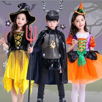 Scary Devil Skeleton Zombie Costume for Kids