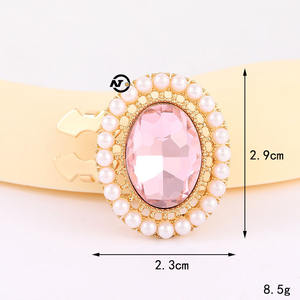 Accesorios de Ropa de Fábrica, Cubiertas de Botones de Aleación de Zinc con Patrones de Diamantes y Corazones para Gemelos y Botones de Cuello - Product Image 4