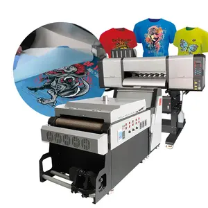 喷墨打印机t恤印刷600毫米出售I3200 2/4 pcs打印头打印机dtf