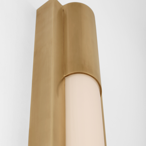 Applique murale élégante en laiton, style minimaliste, luminaire de luxe transitoire pour chambre, couloir, salle de maquillage 110V - Product Image 3