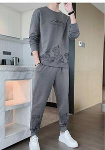 High Quality Men's Casual Outdoor Hoodies Spring Autumn <strong>Plus</strong> <strong>Size</strong> <strong>Pullover</strong> 5XL Knitted Fabric Letter Pattern T Shirt - Product Image 5