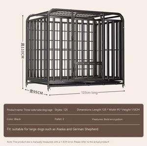 <span class=keywords><strong>Cage</strong></span> pour chien, cages pour chiens de grande, moyenne et petite taille avec tubes carrés épaissis et cryptés - Product Image 3