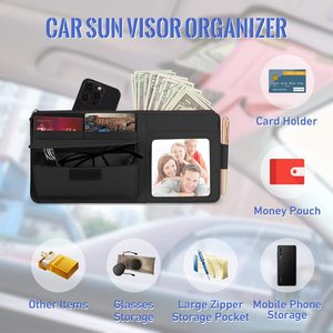 Organizador de Visera para Auto y Camioneta, de Cuero, Impermeable, Personalizado de Fábrica - Product Image 5