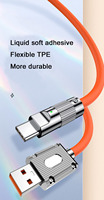 Dernière certification 1m 2m 3m câble de données type c câble en alliage de zinc type c charge rapide fil de silicone TPE câble usb a à usb c