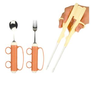 Elderly Assistive Dining Utensils, Adaptive Chopsticks, Spoon, Fork, Spill-Proof Bowl & Plate, Care Cup - Product Image 1