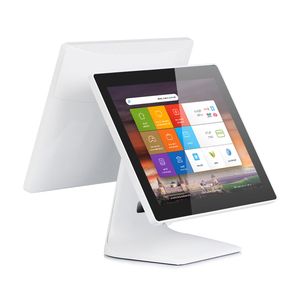Double écran de bureau Android Pos Terminal <span class=keywords><strong>carte</strong></span> de crédit <span class=keywords><strong>caisse</strong></span> <span class=keywords><strong>enregistreuse</strong></span> - Product Image 1