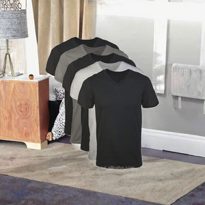 100% Cotton Dệt Kim Quá Khổ Ngắn Tay Áo Tùy Chỉnh Thiết Kế Đồng Bằng Nhuộm OEM Logo Phong Cách Giản Dị Trống T-Shirt Nhà Sản Xuất Tại Ấn Độ - Product Image 2