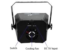 Projecteur laser stroboscopique LED RGBW Magic Ball avec contrôle DMX512 Mini KTJ