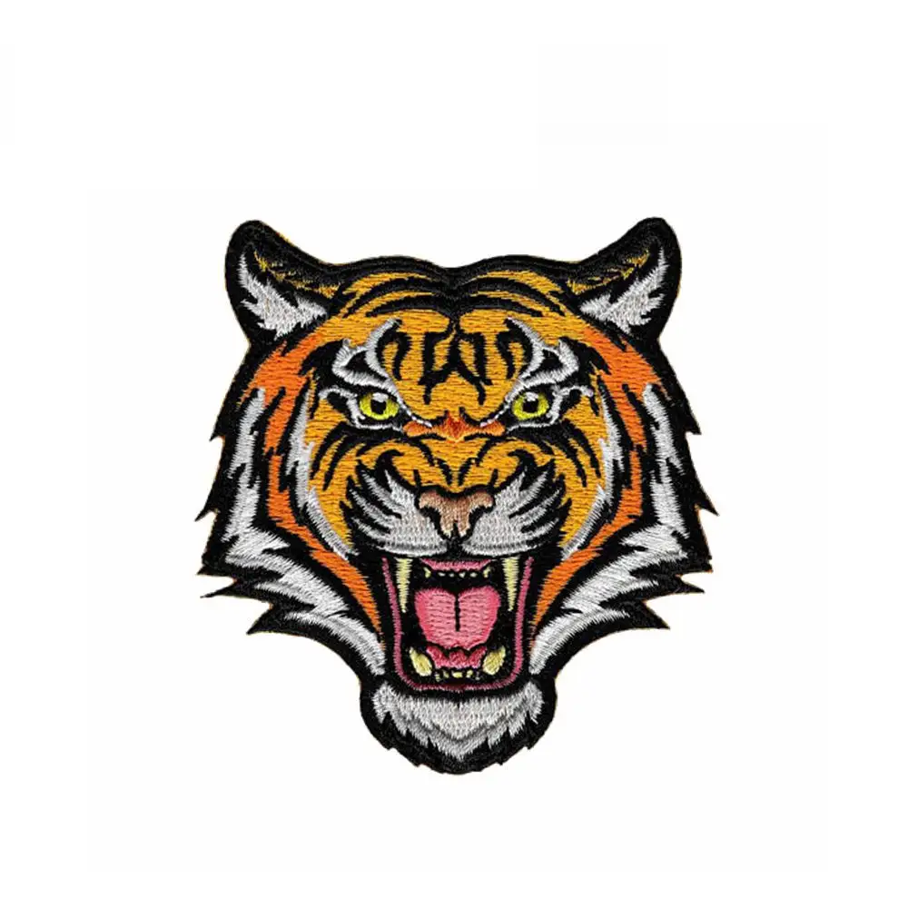 Kustom Hewan Patch Bordir Tidak Ada Minimum Tiger Patch