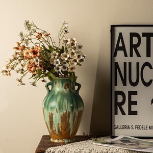 Vase en céramique de style <span class=keywords><strong>peinture</strong></span> à l'huile en forme de citrouille, décoration moderne pour la maison et l'hôtel, cadeau pour une nouvelle maison - Product Image 5