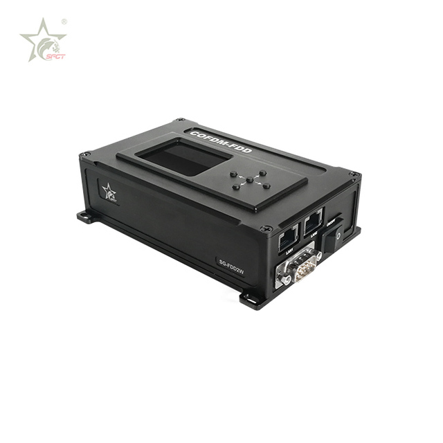 10km Long Range Transmission Wireless Av Transmitter Duplex Ip Video Data Transceiver Cofdm Sender for Security and Safety