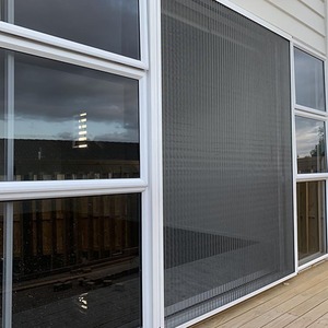 มุ้งลวดจีบหลายขนาด <span class=keywords><strong>ประตู</strong></span>มุ้งลวดนิรภัย โครงอะลูมิเนียมอัลลอยด์ ระบายอากาศได้ดี ตาข่ายไฟเบอร์กลาส <span class=keywords><strong>ติด</strong></span>ตั้งง่าย - Product Image 2