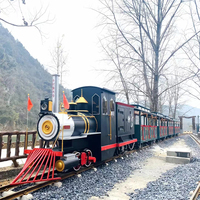 Grand équipement de parc d'attractions en plein air, manèges ferroviaires, manèges ferroviaires, parcs d'attractions à vendre
