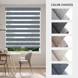 Tende <span class=keywords><strong>a</strong></span> <span class=keywords><strong>Rullo</strong></span> <span class=keywords><strong>Zebra</strong></span> Oscuranti Impermeabili Motorizzate con Telecomando per Finestre, Vendita Calda - Product Image 1