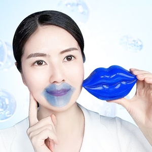 Masque <span class=keywords><strong>Lèvres</strong></span> Hydrogel au Collagène Bio Marque Blanche Corée Hydratation Intense Repulpant Apaisant Végétalien Blanchissant Anti-Rides - Product Image 1