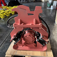 Mini-compacteur à plaque vibrante hydraulique pour mini-excavatrice, 1-4 tonnes, 2000 tr/min, moteur importé