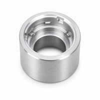 Manchon en alliage d'aluminium tourné CNC avec alésage interne complexe, embout de connexion de précision pour équipement de caméra optique