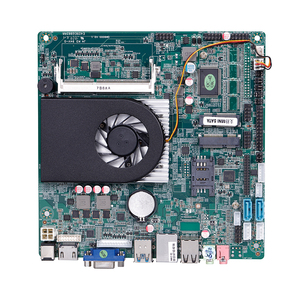 Placa Base ELSKY Mini ITX 2026 QM9400 Haswell de 4.ª Generación I5 4200U con DDR3-8G DC12V/19V MSATA Win10 2/6*COM - Product Image 4