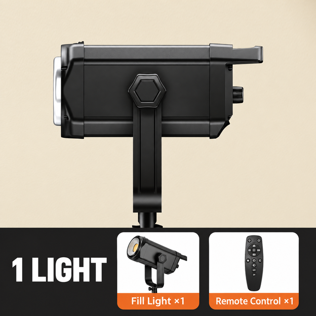 200W Bi-Color COB LED Video Light Ultra Quiet 2700K-6500K Bowens Mount APP for Godox SL200IIBi Amaran 200X Nanlite FS-200B Lamps