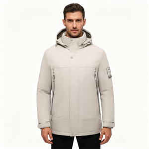 Doudoune légère chaude pour homme, manteau à capuche tendance, coupe courte et ajustée, doudoune d'hiver pour homme - Product Image 3
