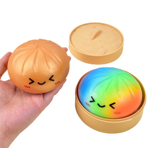 Dumpling Squishy Stress Ball <b>Fidget</b> <b>Toys</b> Squeeze Dough Ball Squishy Bun Anxiety Relief Adult Squeeze <b>Toy</b> - Product Image 5