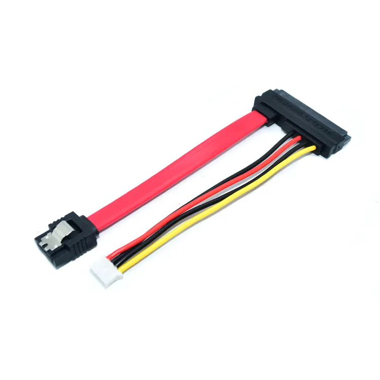YXY SATA 22 pin power and data cable to SATA 7 pin and Floppy 4 pin cable