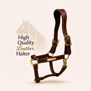 Harnais pour cheval en cuir pleine fleur, rembourré et doux, équipement équestre, qualité d'exportation personnalisée de Divine International - Product Image 1