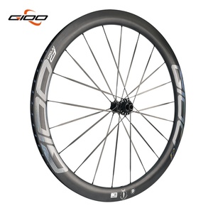 GIOO F2 PRO 700C Carbon-Rennrad-Laufradsatz 20/24H Scheibenbremse 28mm Außenbreite Eloxiertes Finish Kompatibel 7-12 Gänge - Product Image 1