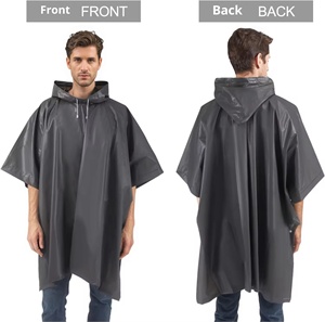Impermeable 3 en 1 para Exteriores, con Capucha, <span class=keywords><strong>Sin</strong></span> <span class=keywords><strong>Mangas</strong></span>, para Motocicleta, Camping, Senderismo, Viajes, Escalada - Product Image 3