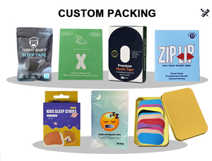 Tiras para dormir para eliminar el dolor con olor personalizado, cinta bucal con forma de labio, cinta para dormir antironquidos extra fuerte para respirar - Product Image 6