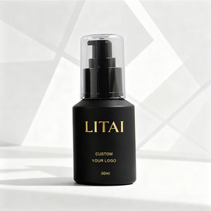 Set di Bottiglie in Vetro Ambrato con Pompa Dorata 30ml 60ml 100ml per Lozioni, Creme, Prodotti Skincare, Siero e Olio con Contagocce - Product Image 4