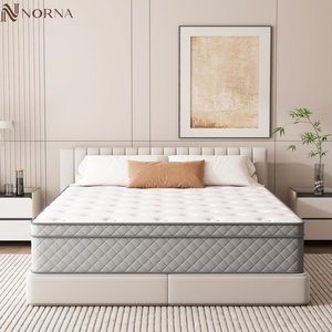 Norna Compressed Roll up Foam Bed <b>Mattress</b> in a Box Bedroom Furniture Double Twin Size Pocket Spring <b>Mattresses</b> Home Fur - Product Image 2