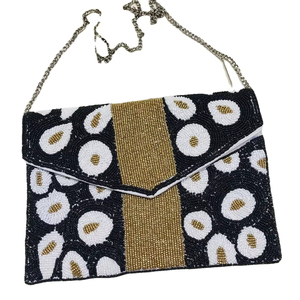 Bolsos de cuentas de diseñador Banjara Boho para mujer hechos a mano, un accesorio elegante adecuado para la noche nupcial - Product Image 1