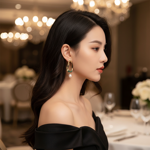 Vendita calda argento strass croce orecchini pendenti eleganti di tendenza gioielli di moda per ragazze all'ingrosso disponibili - Product Image 3