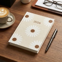 Cuaderno de Tapa Dura con Diseño Personalizado, Agenda, Libreta de Notas para Planificación Anual y Diaria
