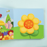 Livre éducatif avec impression personnalisée de scènes fleurs arc-en-ciel, pièces, livre d'apprentissage, Puzzle pour enfants