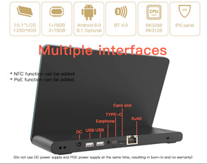 L forma capacitivo Touch Screen valutatore Feedback clienti banca ristorante ordinando RJ45 NFC POS Desktop Tablet Android - Product Image 3