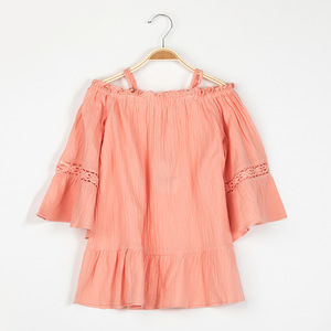 Ropa para Niñas, Blusa con Corte Princesa y Parches, Modelos sin Tirantes, Diferentes Tipos de Diseño de Blusa - Product Image 2