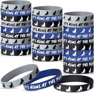 กำไลข้อมือซิลิโคนแบบกำหนดเอง สร้างโลโก้ ข้อความ หรือรูปภาพของคุณเอง สายรัดข้อมือสีสันสดใส ปรับแต่งได้ตามต้องการ - Product Image 1