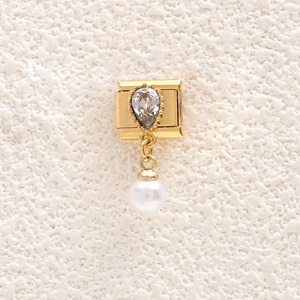 Conjunto de Joyería Modular de Acero Inoxidable con Zirconia y Perla para Accesorios de Moda DIY Unisex - Product Image 2