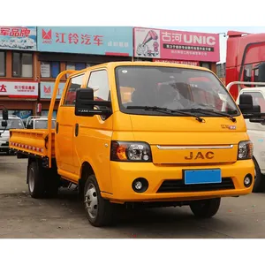 Atacado 120 cavalos de potência 1.6L gasolina 2.97m cabine dupla dropside JAC Kaida X6 mini caminhão de carga