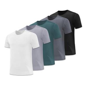 92% <b>Polyester</b> 8% Spandex 170g Soft Sport Quater Zipper Collar Dry Fit Gym T Shirt Mens <b>Tshirt</b> - Product Image 6